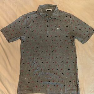 Travis Mathew’s men’s golf shirt size small. Used but only worn once!